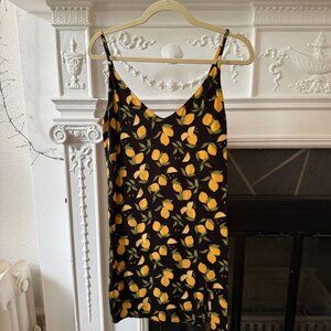 Reformation Marlowe Dress in Lemon Drop